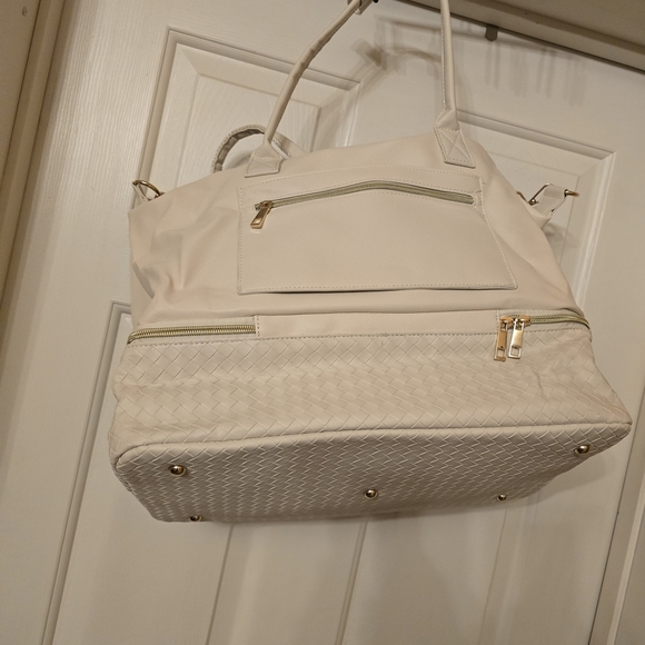 Cream Travel Bag for Women - Picture 3 of 11